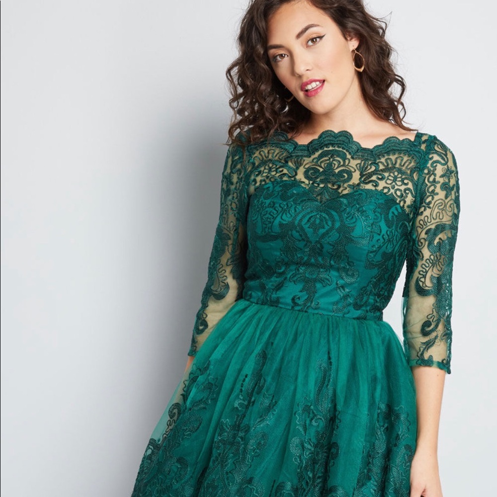Chi Chi London (ModCloth) Gilded Grace Dress